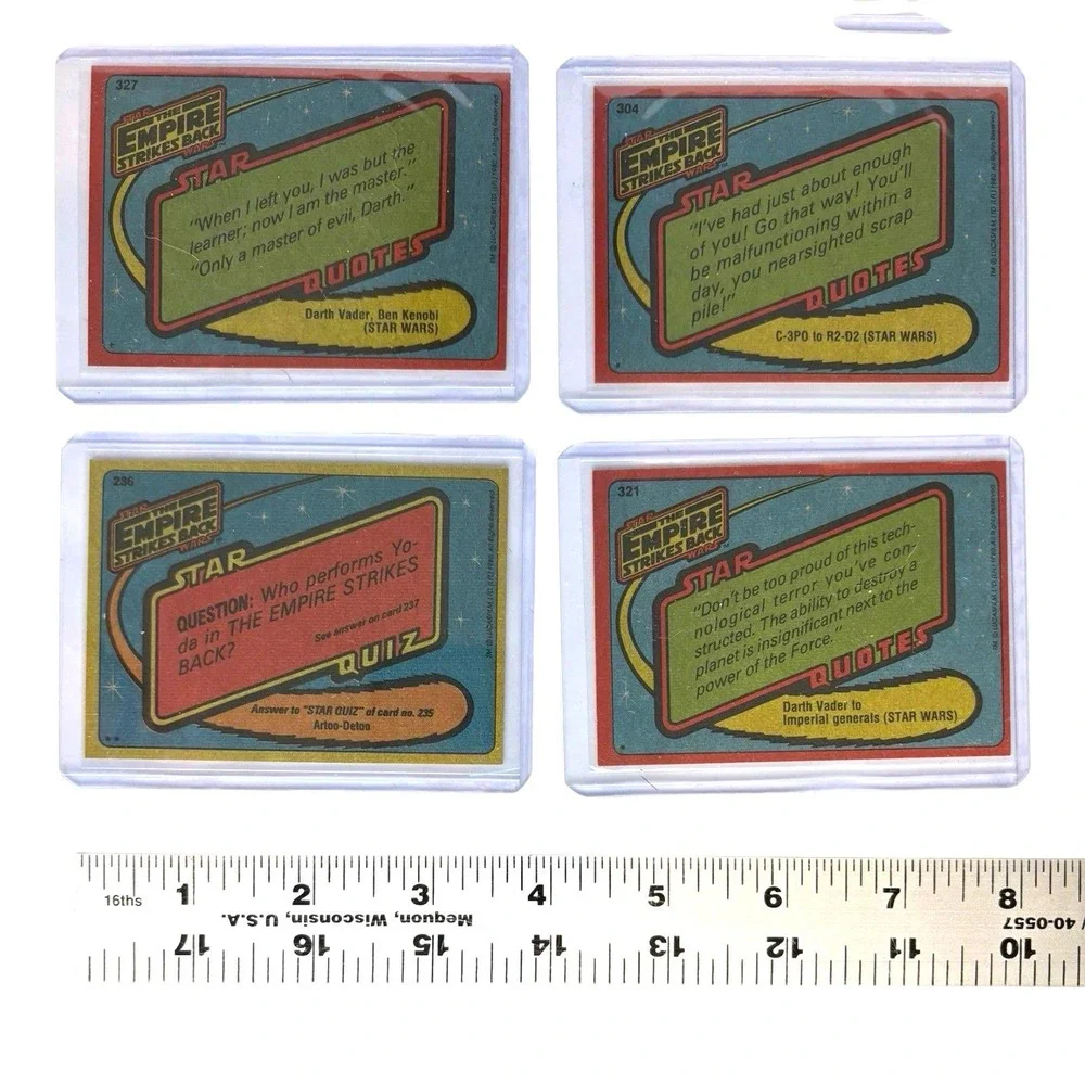 1980 Topps Star Wars Empire Strikes Back Series 2- Various Cards